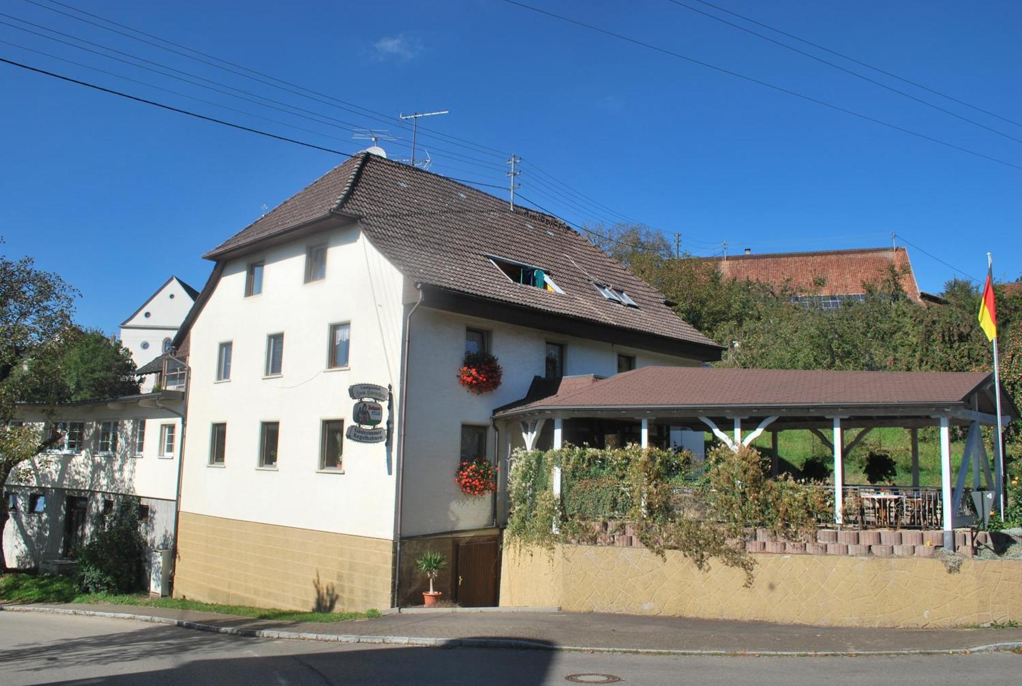 Landgasthof Hirschen Untermettingen Илинген-Биркендорф Экстерьер фото